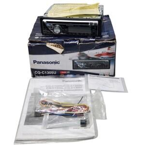 Vintage Panasonic CQ-C1305U AM/FM/CD Radio Removable Faceplate Y2K NEW OPEN BOX
